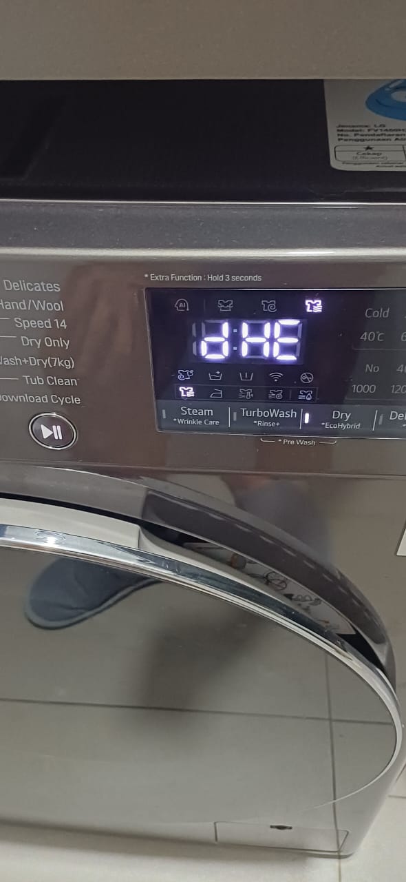 LG washer dryer dHE error repair