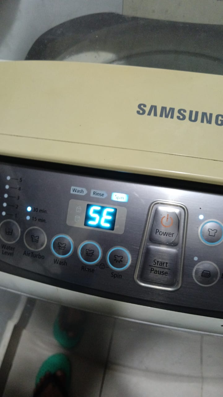 Samsung washing machine drain error repair