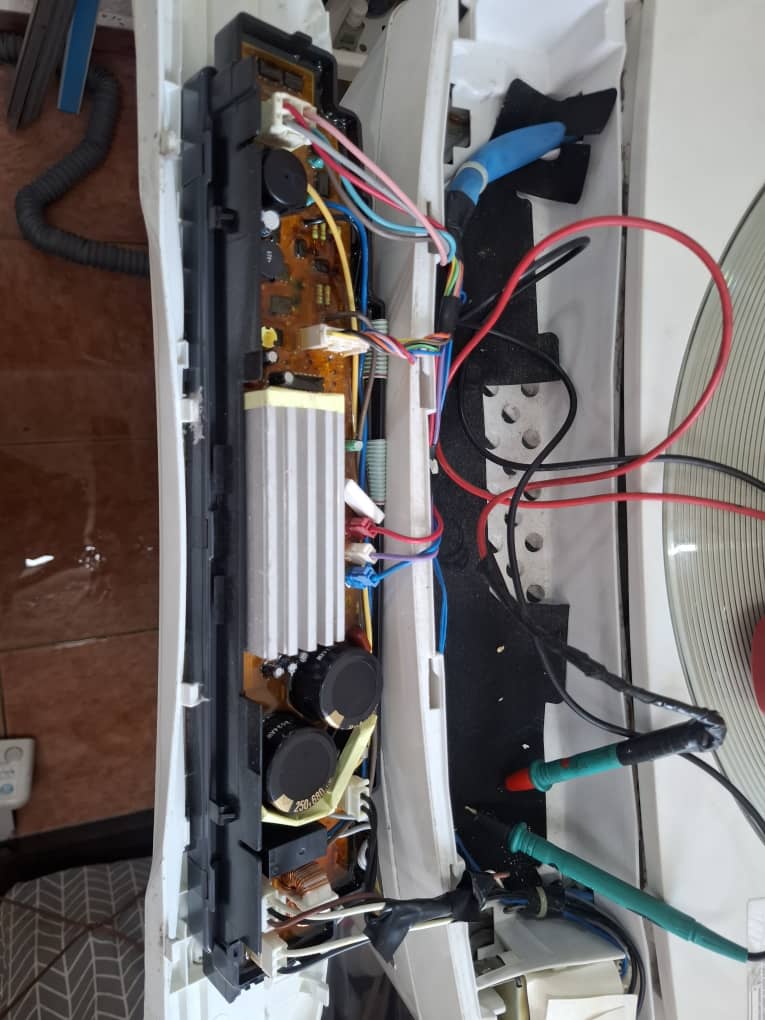 Appliance repair triage with multimeter